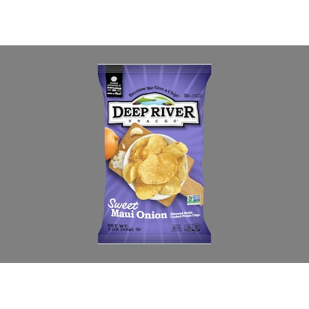 Deep River Snacks Kettle Potato Chip Sweet Maui Onion 2 oz., PK24 17117